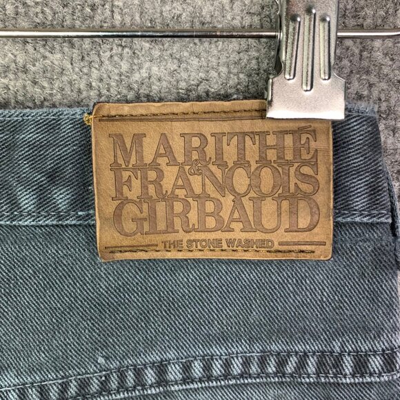 Vintage Marithe Francois Girbaud High-Waisted Denim Jeans Gray Size 5/6 women‎ - Picture 6 of 12